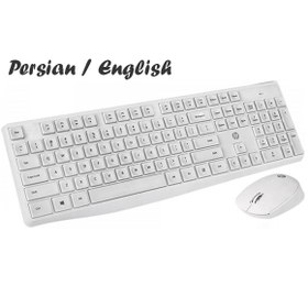 تصویر کیبورد و ماوس بی‌سیم اچ پی مدل CS10 ا HP CS10 Wireless Keyboard And Mouse HP CS10 Wireless Keyboard And Mouse