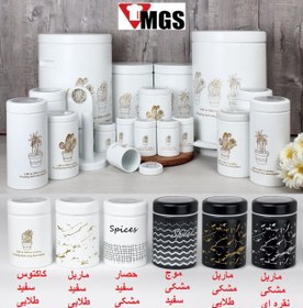 تصویر سرویس اشپزخانه ۱۸ پارچه MGS با درب فلزی 