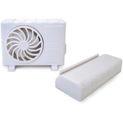 تصویر خوشبو کننده خورشیدی خودرو طرح کولر گازی مدل 48171 