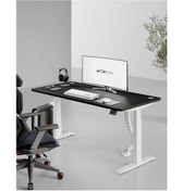 تصویر میز قابل تنظیم Afterwork white black white black white black NEO Max Height Adjustable Gaming Desk