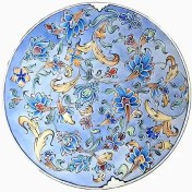 تصویر بشقاب میناکاری 16 سانتی 