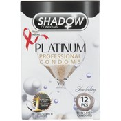 تصویر کاندوم شادو مدل Platinum بسته 12 عددی 