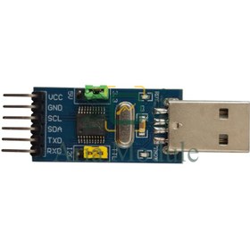 تصویر مبدل USB به I2C/UART با چیپ CH341T 