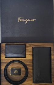 تصویر جعبه ست کادویی مردانه برند فریگامو - مشکی Ferragamo gift set