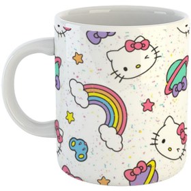 تصویر ماگ مدل کیتی طرح Hello kitty 