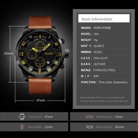 تصویر ساعت مچی عقربه‌ای مردانه اسکمی مدل 1309YL کد 1653390 