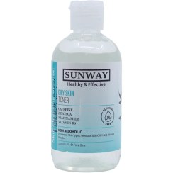 تصویر تونر مناسب پوست چرب و جوش دار حجم 250 میلی لیتر سان وی Sunway Oily Skin Toner Toner 250 ml