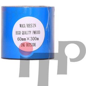 تصویر ریبون پرینتر لیبل زن مدل ا Wax Resin 60mm x 300m Label Printer Ribbon Wax Resin 60mm x 300m Label Printer Ribbon
