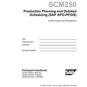 تصویر دانلود کتاب SAP SCM250 - Production Planning and Detailed Scheduling (SAP APO-PP/DS) کتاب انگلیسی SAP SCM250 - برنامه ریزی تولید و برنامه ریزی دقیق (SAP APO-PP / DS)