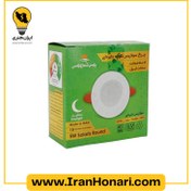 تصویر چراغ سقفی سولاریس 5 وات دایره ای پارس شعاع توس Solaris ceiling light 5 watt circular Pars Shua Tos