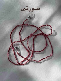 تصویر بند عینک بافتی - صورتی 