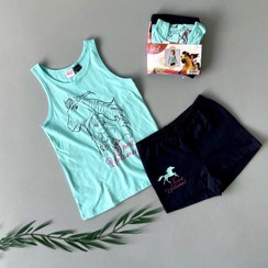 تصویر ست تاپ و شلوارک دخترانه برند لوپیلو کد ۳۷۳۳۴۲ 