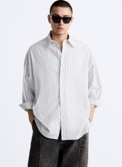 تصویر پیراهن راه راه مردانه زارا STRIPED SHIRT 