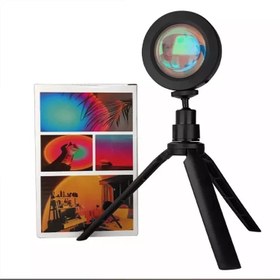 تصویر نور ثابت ال ای دی مدل SUNSET LAMP 2023 