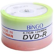 تصویر پک 50 تایی DVD-R Bingo/ دی وی دی خام بینگو 