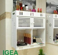 تصویر شلف باکس دیواری طرح نیمه درب ضد آب 