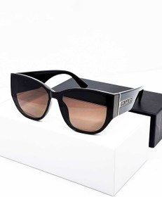 تصویر عینک آفتابی زنانه فریم مشکی | استایل خاص و لاکچری 2025 