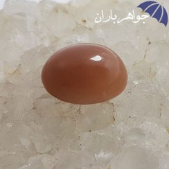 تصویر نگین مون استون کاراملی خوشرنگ کد N_1359 