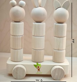 تصویر استند استوانه چرخدار حیوانات 