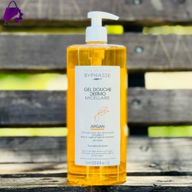 تصویر شامپو بدن بایفاس حاوی روغن آرگان byphasse gel douche micellaire