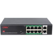 تصویر سوییچ 8 پورت poe onvمدل ONV-H1108PGL 