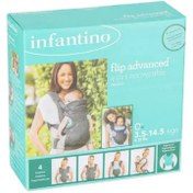 تصویر اغوشی نوزاد و کودک اینفنتینو4 کاره سبز رنگ اورجینال مدل فلیپ infantino flip 4in1 