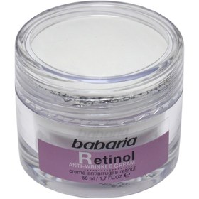 تصویر کرم ضد چروک صورت باباریا مدل رتینول Babaria Retinol Anti-Wrinkle Cream