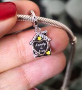 تصویر چارم آویز نقره پاندورا خانه و عشق به خانواده (دستبند،گردنبند) 