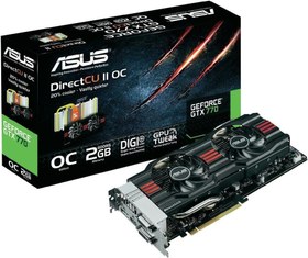 تصویر کارت گرافیک ایسوس GTX770 ظرفیت ۲ گیگابایت GDDR5 