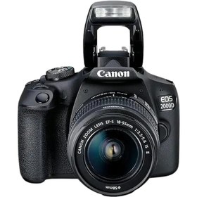 تصویر دوربین دیجیتال Canon DSLR EOS 2000D + لنز ۱۸-۵۵ میلی متر F/3.5 EF-S IS II ا Canon DSLR EOS 2000D Digital Camera + 18-55mm F/3.5 EF-S IS II Lens Canon DSLR EOS 2000D Digital Camera + 18-55mm F/3.5 EF-S IS II Lens