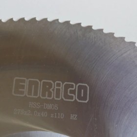 تصویر تیغ اره دیسکی آلومینیوم بر انریکو ENRICO 275*2.0*40 Z110 HZ 