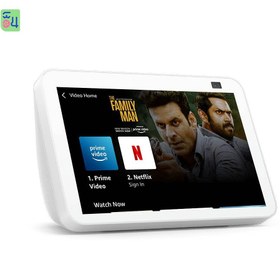 تصویر اسپیکر هوشمند آمازون مدل Echo Show 8 رنگ سفید 