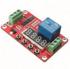 تصویر ماژول تایمر تک کاناله با رله FRM 01 با 18 برنامه Timer Module 