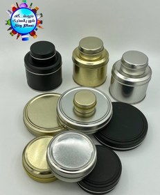 تصویر قوطی فلزی 9.2 مشکی (50 عددی) 