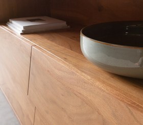 تصویر میز تلویزیون چوبی مدل A128 