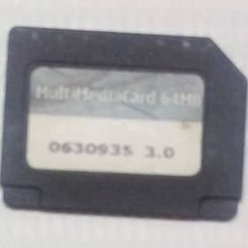 تصویر کارت حافظه مموری نوکیا MEMORY CARD NOKIA N70 64 MB فابریک روکاری 