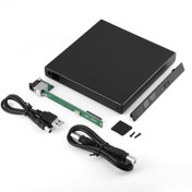 تصویر باکس DVD رایتر لپ تاپ USB 3.0 ضخامت 12.7 Box DVD External Laptop Sata 12.7mm