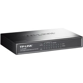 تصویر سوئیچ 8 پورت گیگابیت تی پی لینک TP-LINK TL-SG1008P 8-Port Gigabit Desktop Switch with 4-Port PoE 