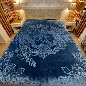 تصویر پتو دونفره آوین - طوسی روشن 