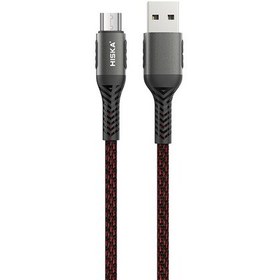 تصویر کابل تبدیل USB به MicroUSB هیسکا مدل LX-404 طول 1 متر 