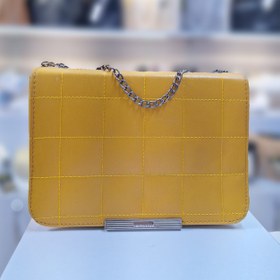 تصویر کیف دوشی خردلی 