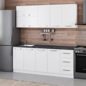 تصویر کابینت آشپزخانه مدل A270 مجموعه دو عددی 