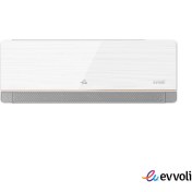 تصویر کولر گازی ایوولی 24000 الگانت مدلEVCIS–24K-UV Evvoli 24000 Golden model EVCIS–24K-UV air conditioner