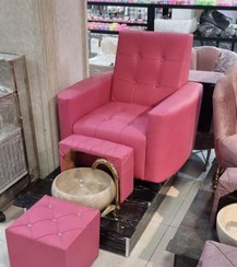 تصویر صندلی آرایشگاهی پدیکور رنگبندی مختلف 