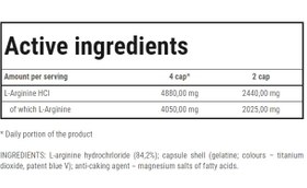 تصویر کپسول ال آرژنین اکستریم ترک نوتریشن ۹۰ عددی بدون طعم 