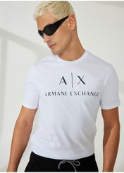 تصویر تی شرت راسته مردانه | آرمانی اکسچینج Armani Exchange 5003021351 