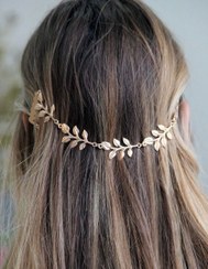 تصویر ریسه مو طرح شاخه زیتون 