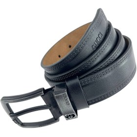 تصویر کمربند مردانه چرم گوچی 
