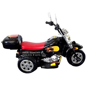 تصویر موتور شارژی چیپولینو مشکی chipolino CHOPPER 211BK 