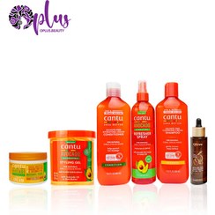 تصویر پک پنج + 1 کنتو شامل شامپو کنتو ، کرم بعد از حمام ، کاندیشنر ، اسپری ریفرش ، ژل و سه رغن 
